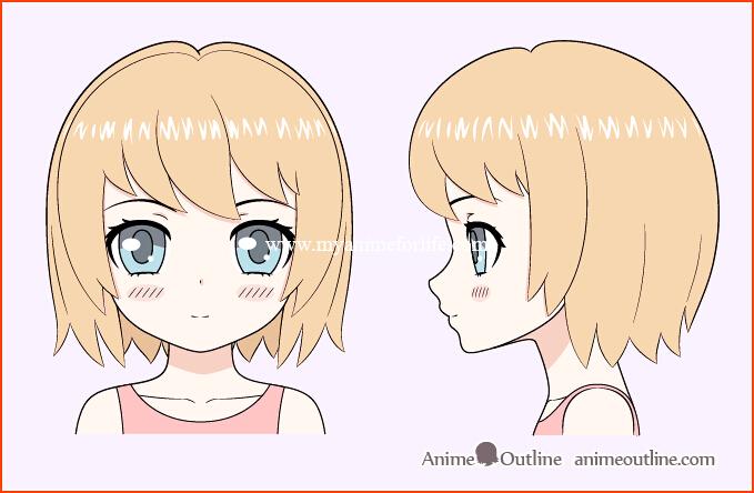 Step by Step Draw a Cute Anime Girl