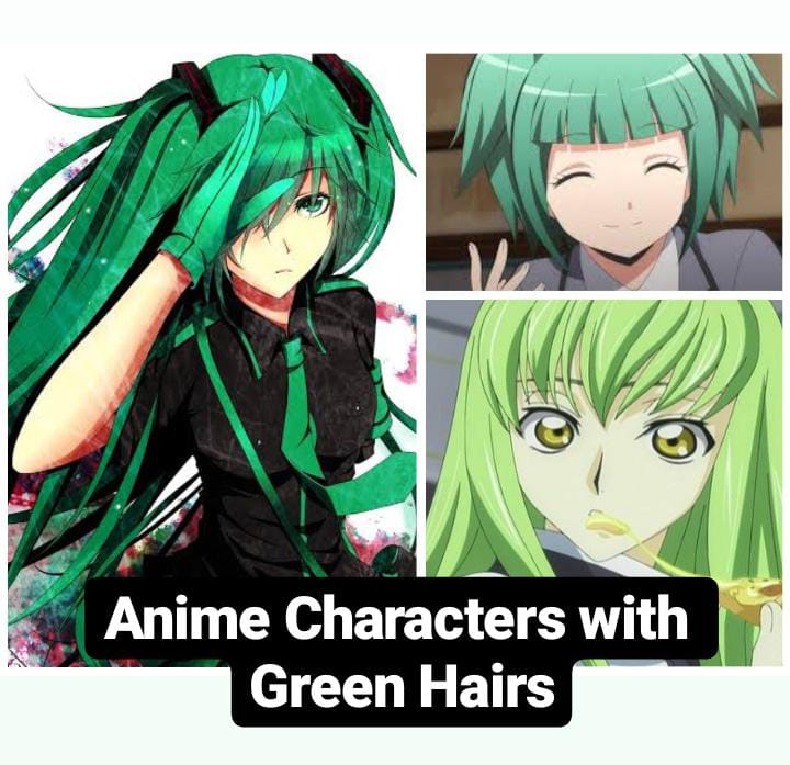 Top 100 Anime Girls With Green Hair  YouTube