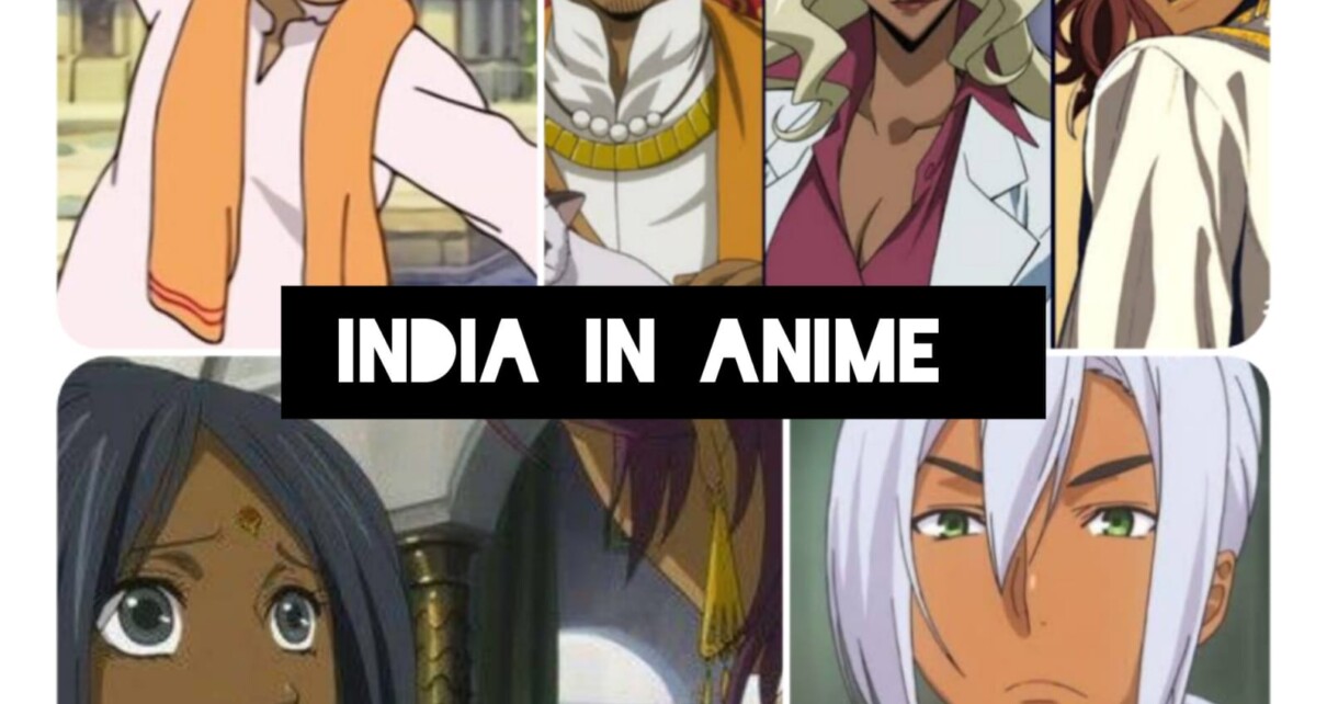 Anime boy with cool looking with Indian vibe