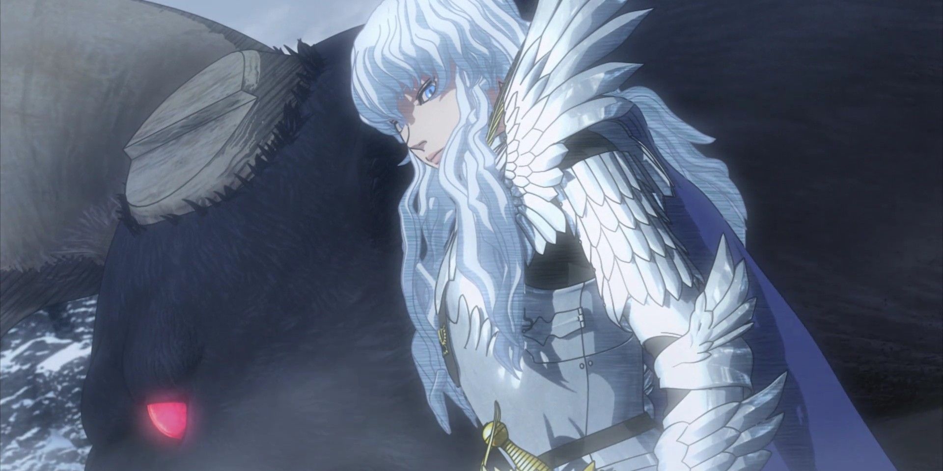 Griffith leaves Guts in Berserk